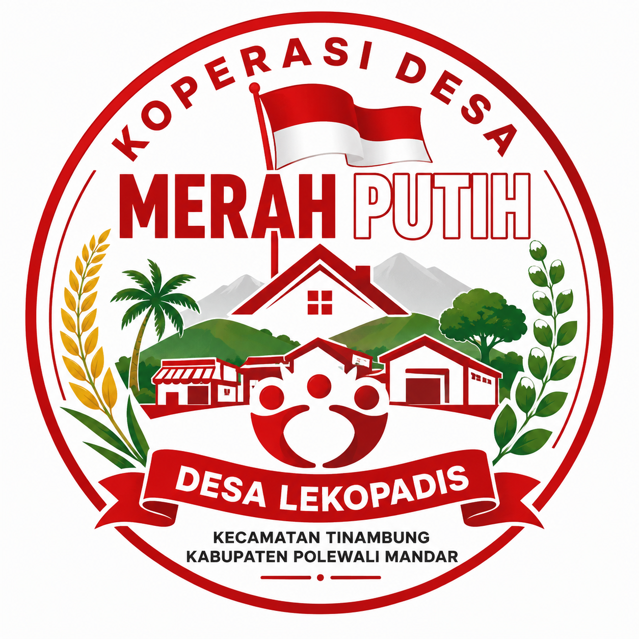 Logo Koperasi Desa Merah Putih